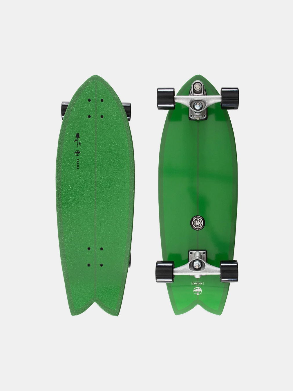 Arbor x Carver Black Rose C7 30.75" Surfskate - Youth Lagoon
