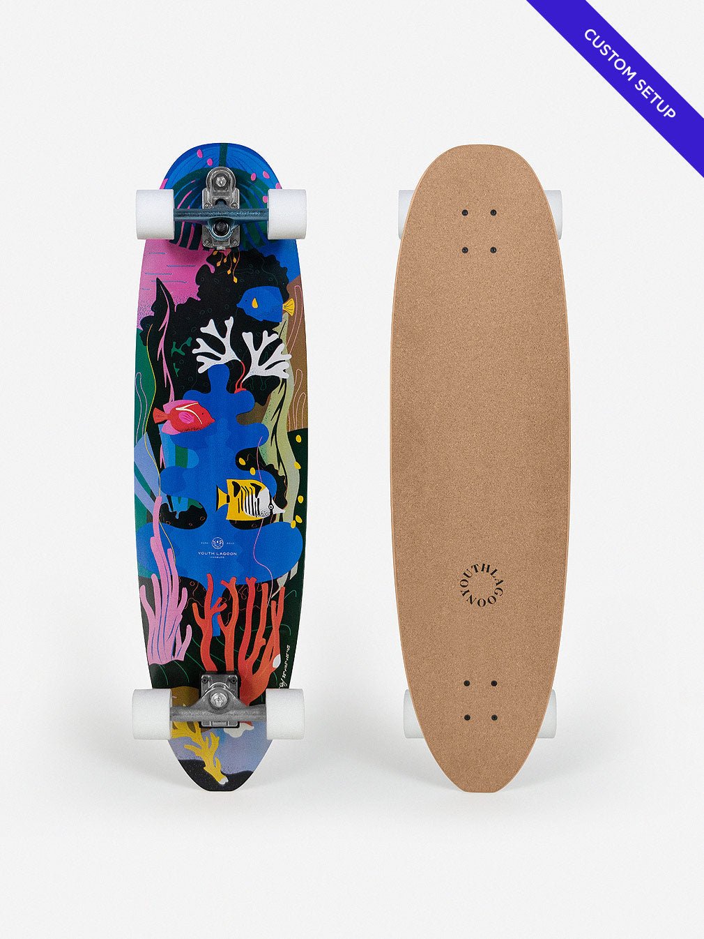 The Reef 38" Surfskate Custom Setup - Youth Lagoon