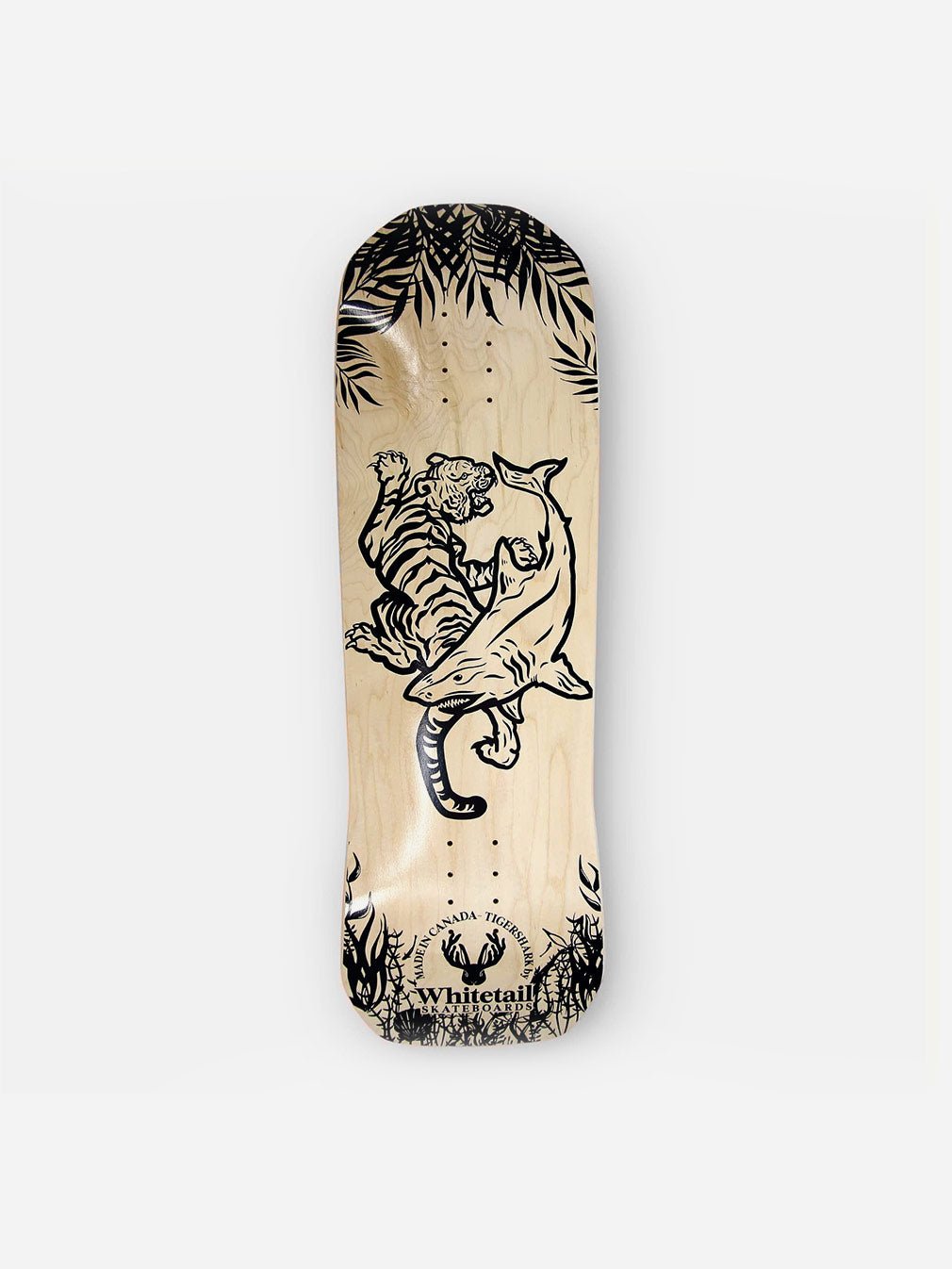Whitetail TigerShark Supreme Surfskate Deck - Youth Lagoon