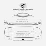 Whitetail Whaleshark Supreme Mark's Edition Surfskate Deck - Youth Lagoon