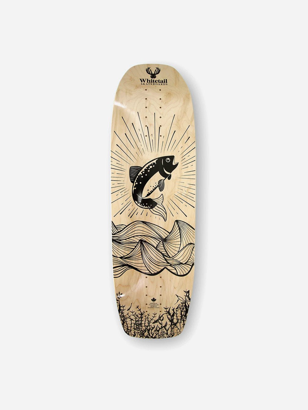 Whitetail Whaleshark Supreme Mark's Edition Surfskate Deck - Youth Lagoon