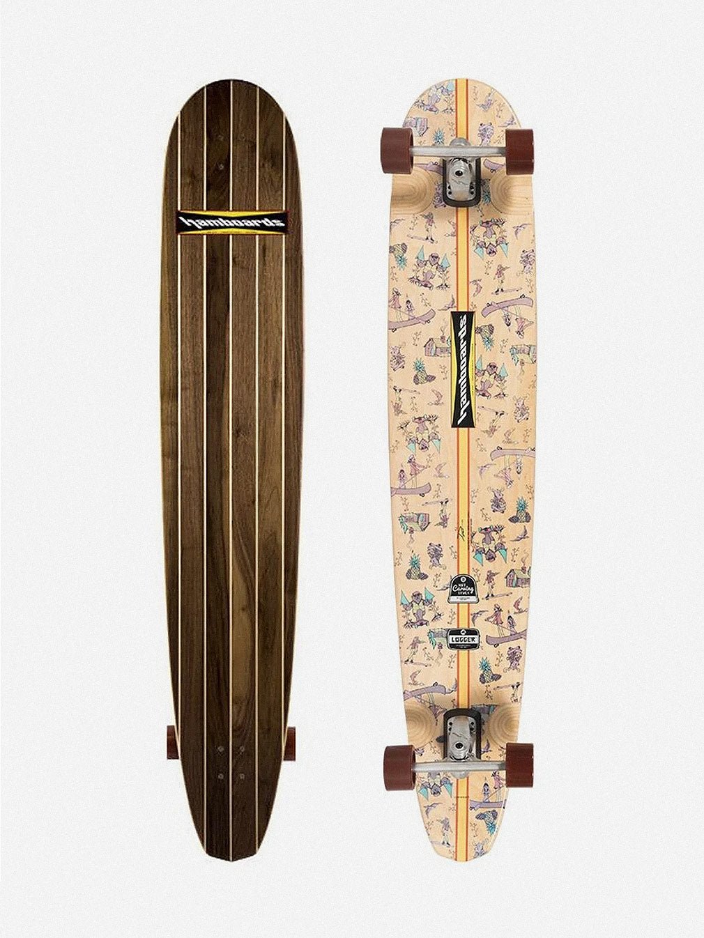 Hamboard Logger 60″ Surfskate - Youth Lagoon