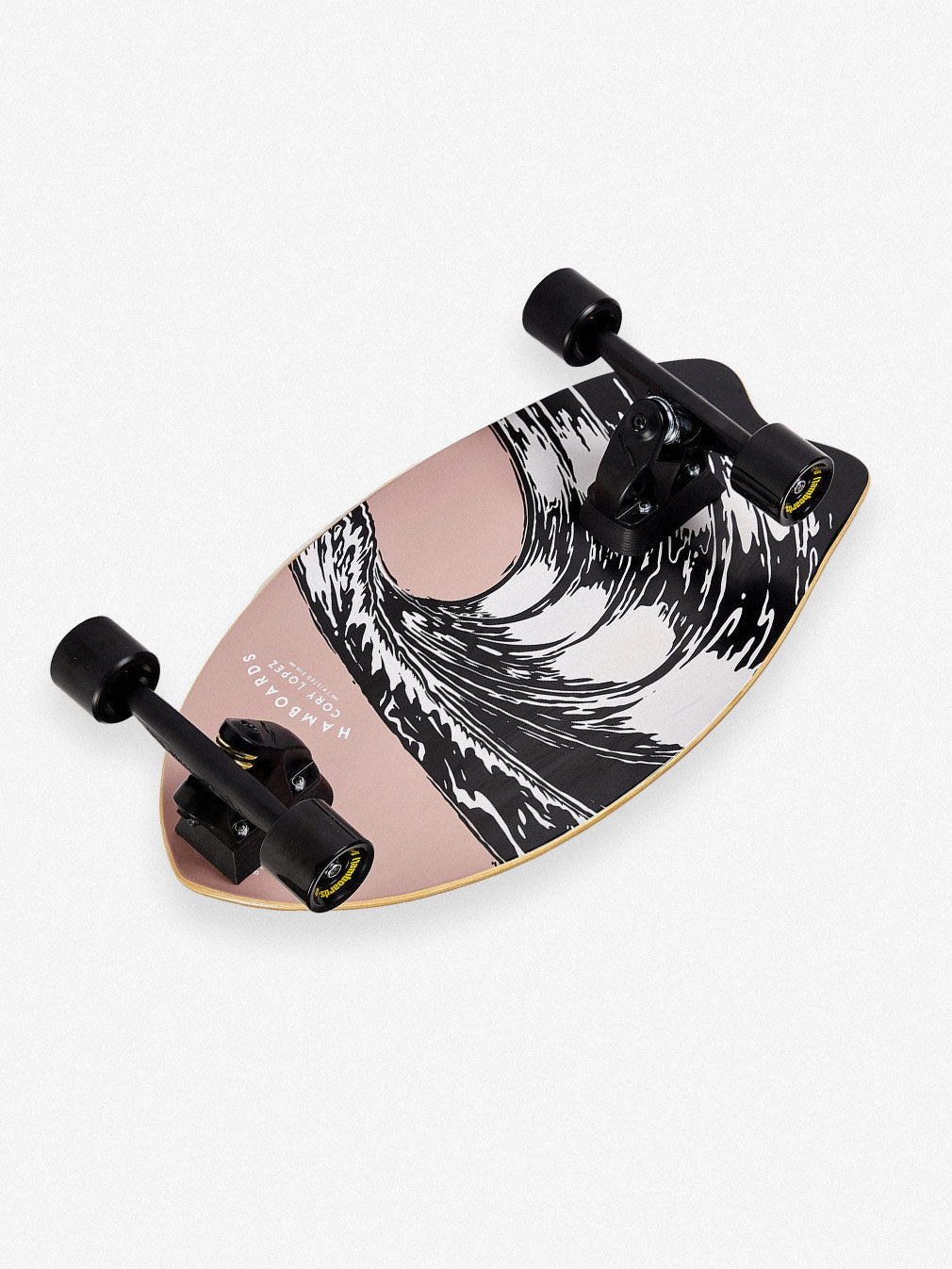 Hamboard Twisted Fin Birch Pastel 26″ Surfskate - Youth Lagoon