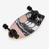 Hamboard Twisted Fin Birch Pastel 26″ Surfskate - Youth Lagoon