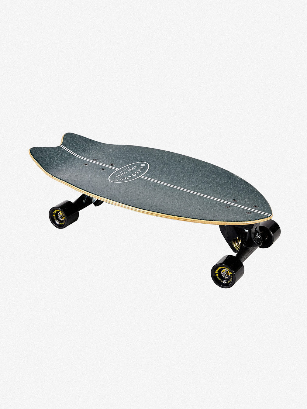 Hamboard Twisted Fin Dark Teal 26″ Surfskate - Youth Lagoon