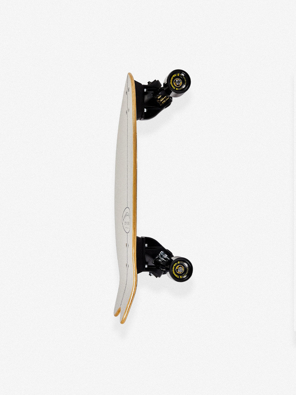 Hamboard Twisted Fin Natural Grey 26″ Surfskate - Youth Lagoon
