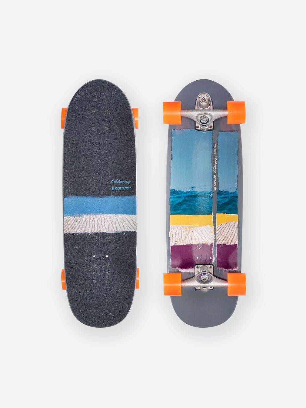 Loaded 2022 Carver Bolsa C7 31" Surfskate - Youth Lagoon