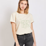 Love Life Natural — Women's T-Shirt - Youth Lagoon