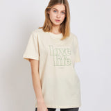Love Life Natural — Women's T-Shirt - Youth Lagoon
