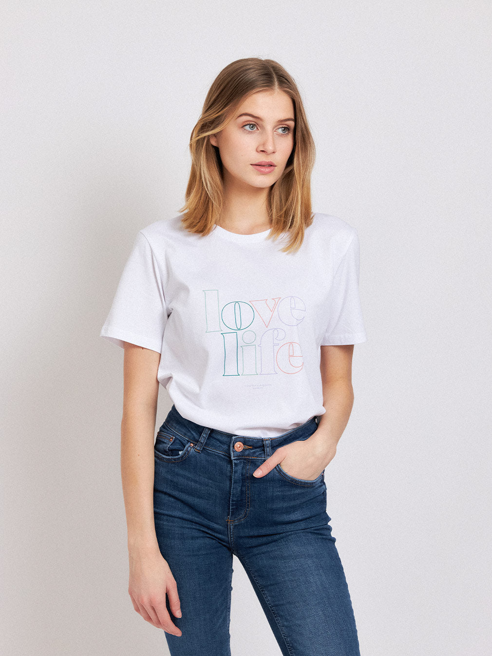 Love Life — Women's T-Shirt - Youth Lagoon