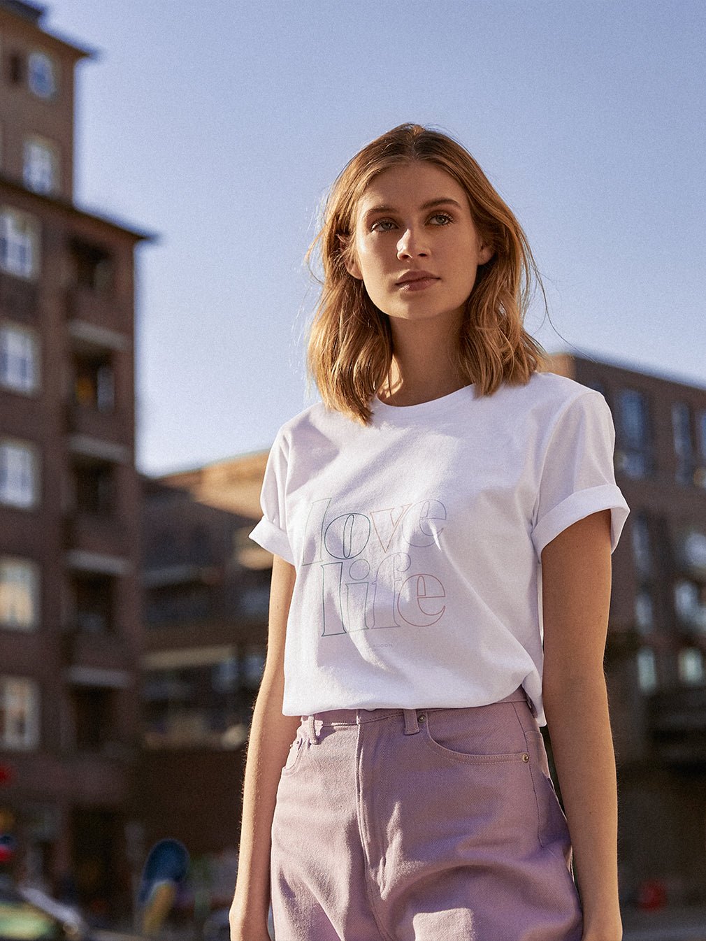Love Life — Women's T-Shirt - Youth Lagoon