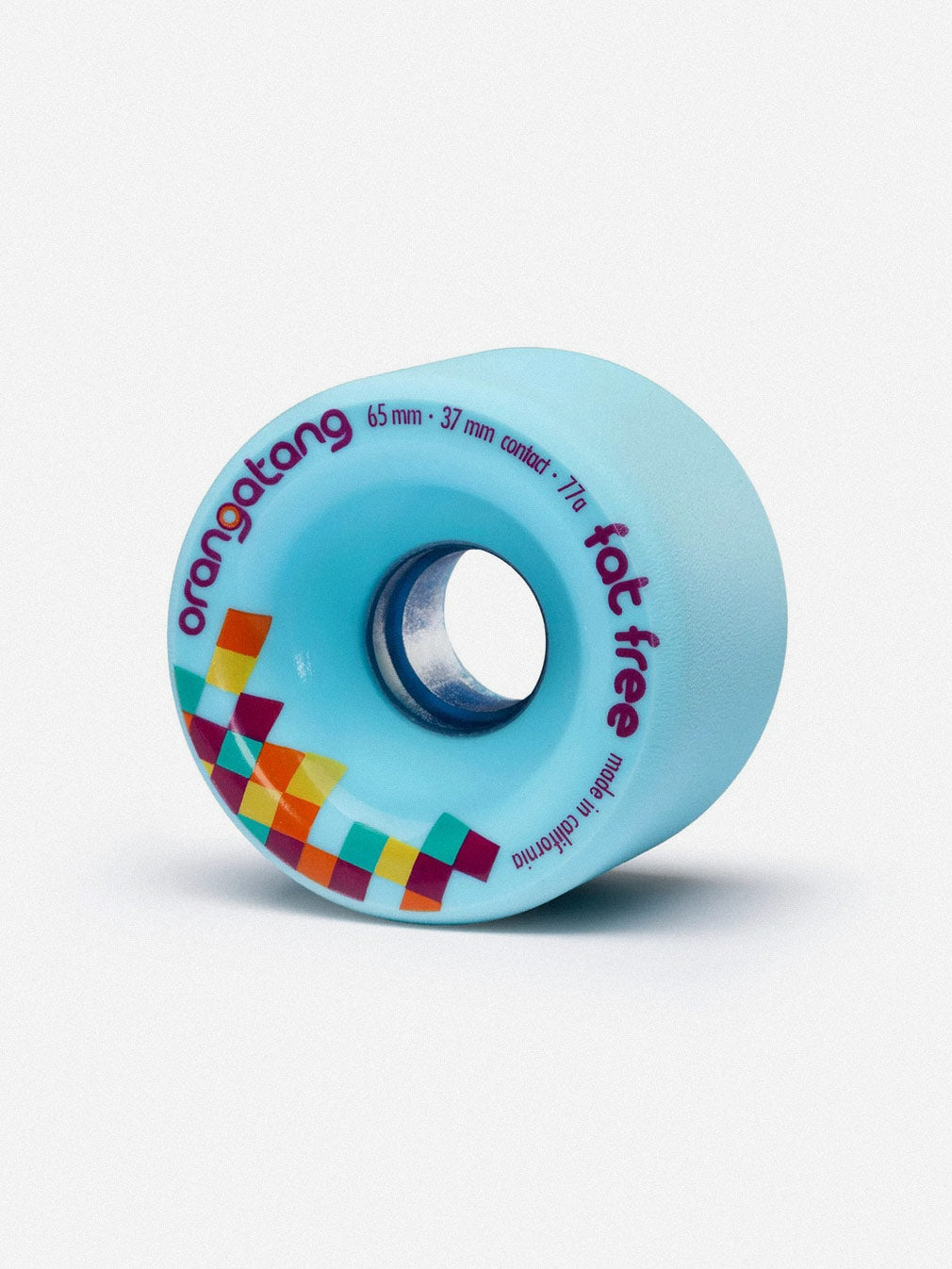 Orangatang Fat Free Wheels 65mm, 77A - Youth Lagoon