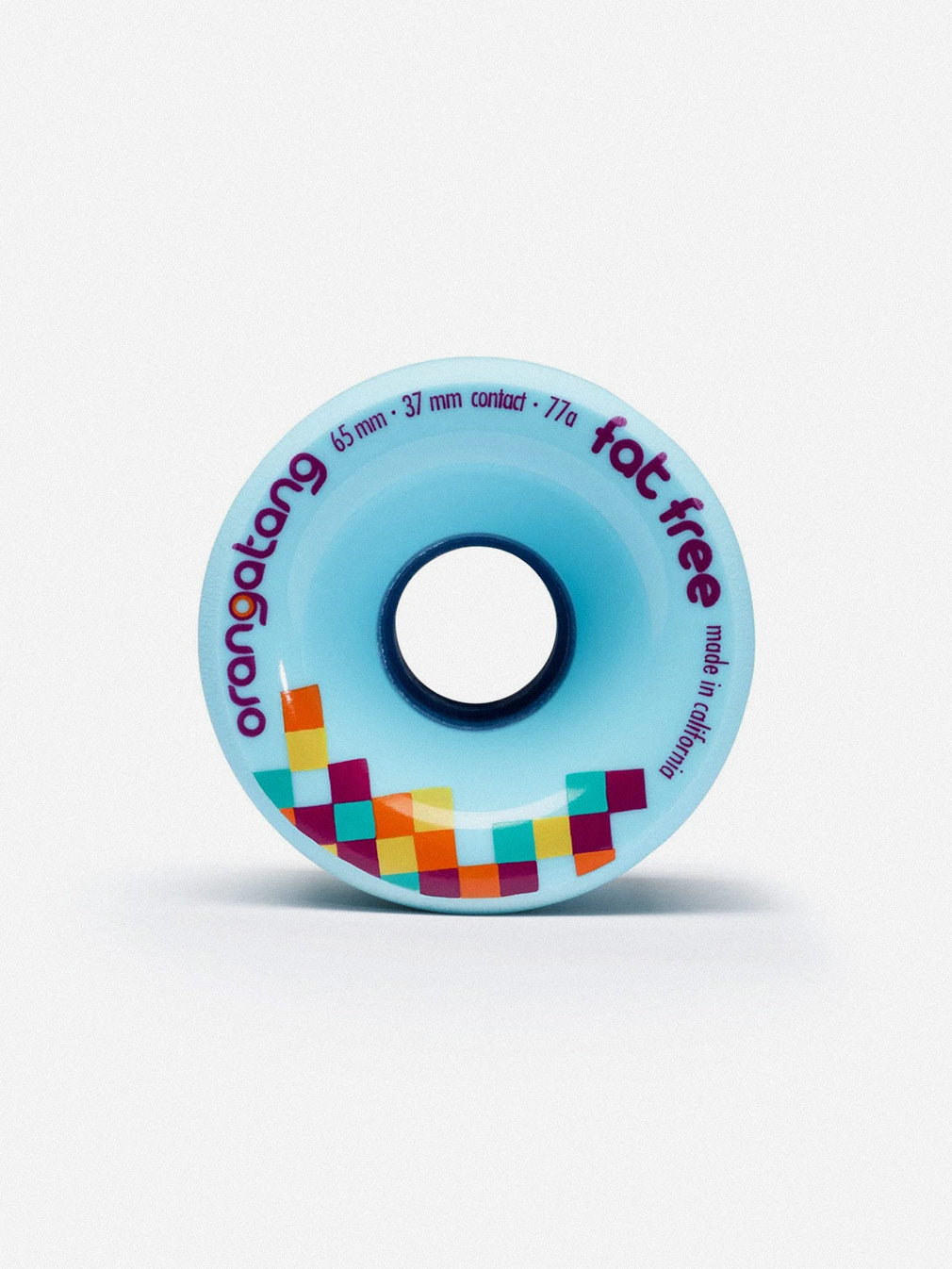 Orangatang Fat Free Wheels 65mm, 77A - Youth Lagoon