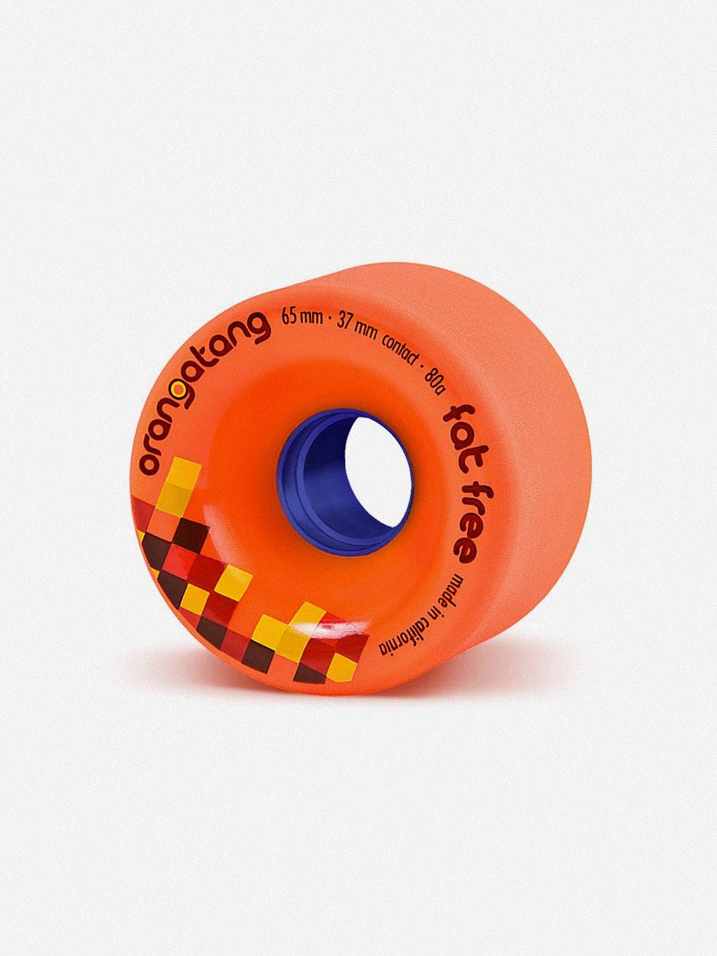Orangatang Fat Free Wheels 65mm, 80A - Youth Lagoon