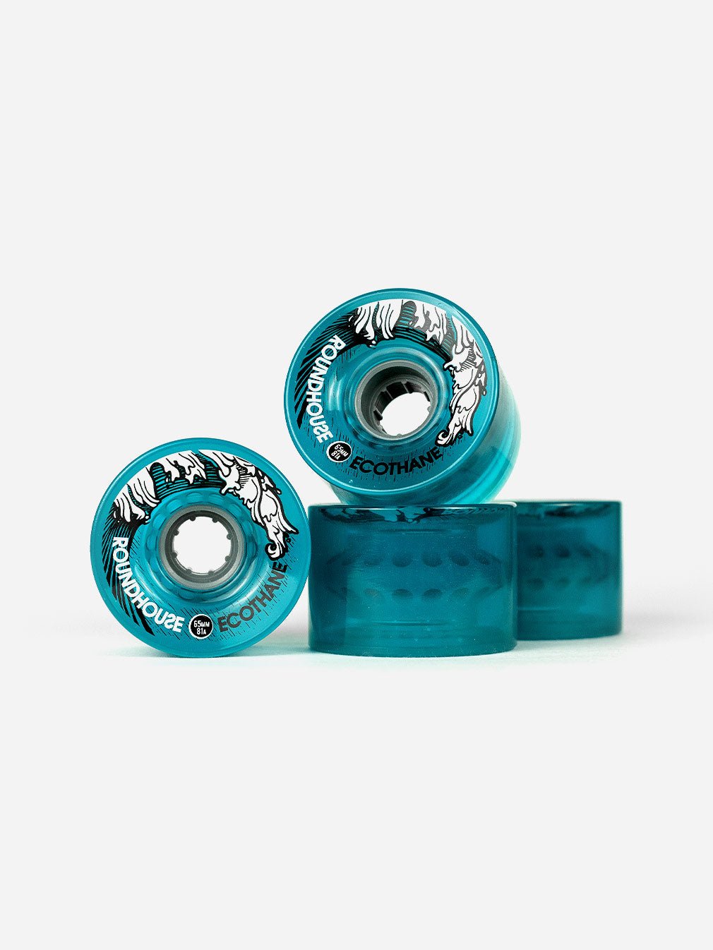 Roundhouse Mag Eco Wheels Aqua, 65mm, 81A - Youth Lagoon