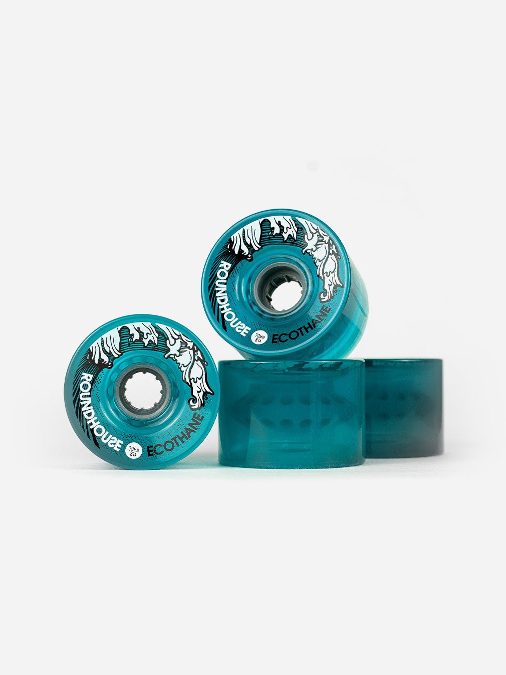 Roundhouse Mag Eco Wheels Aqua, 70mm, 81A - Youth Lagoon