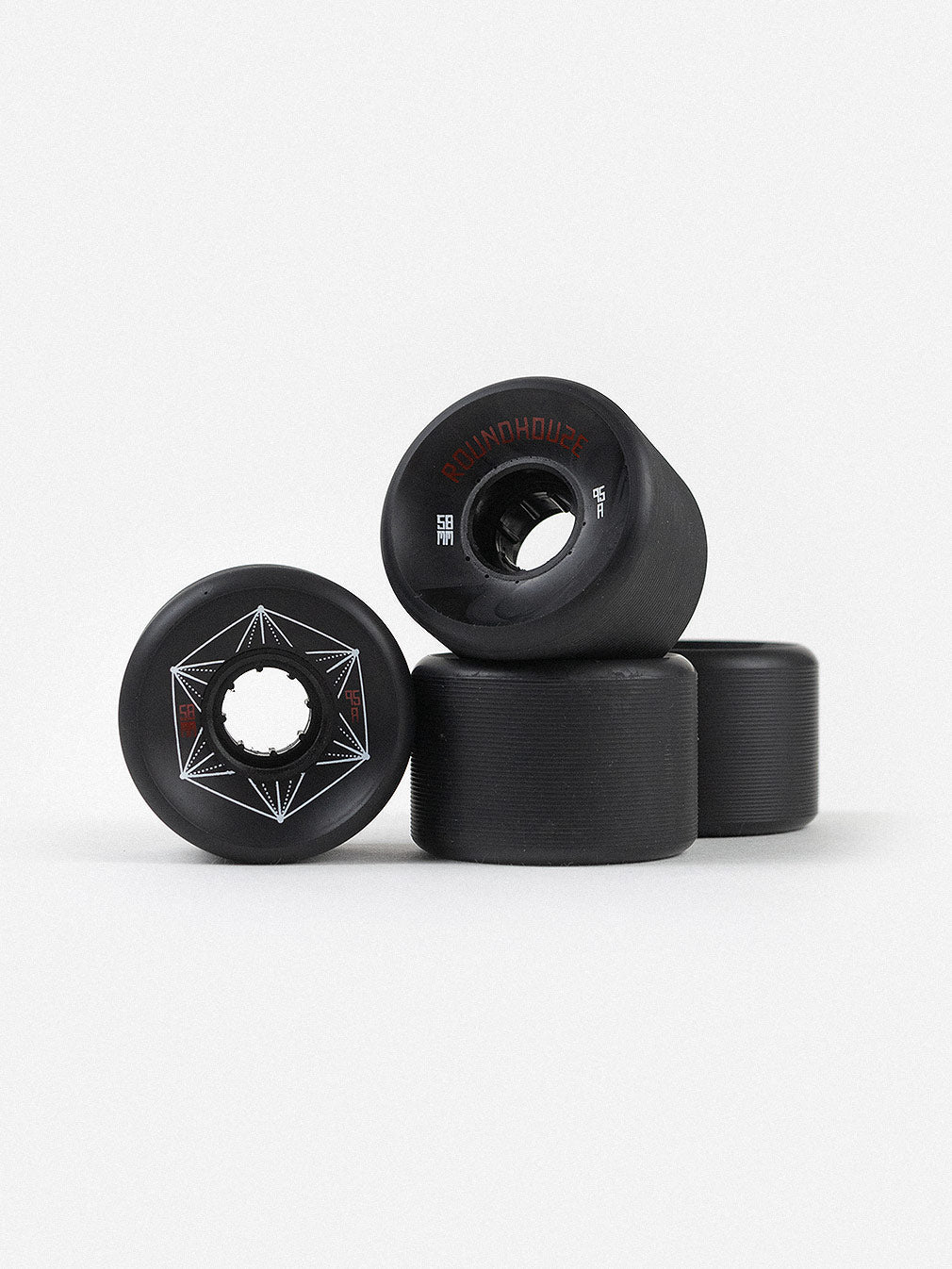 Roundhouse Park Wheels Black, 58mm, 95A - Youth Lagoon