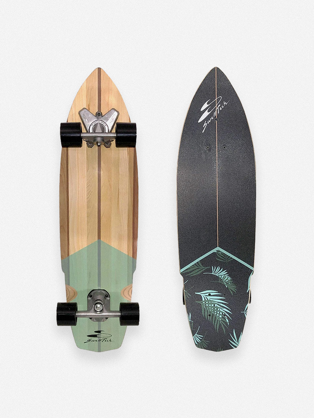 SwellTech Hybrid San O' 36" Surfskate - Youth Lagoon