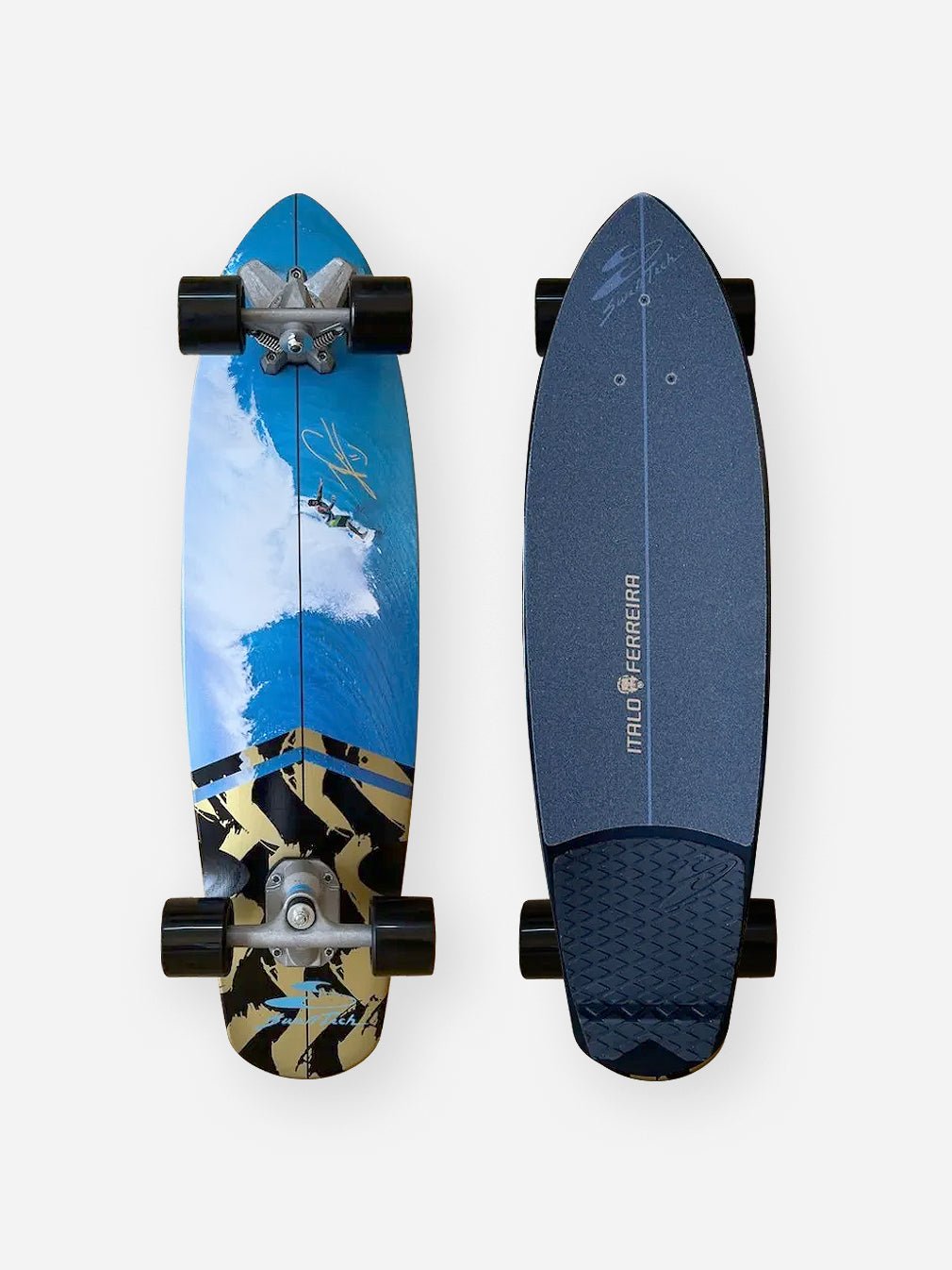 SwellTech Ítalo Ferreira Pro Tube 37" Surfskate - Youth Lagoon