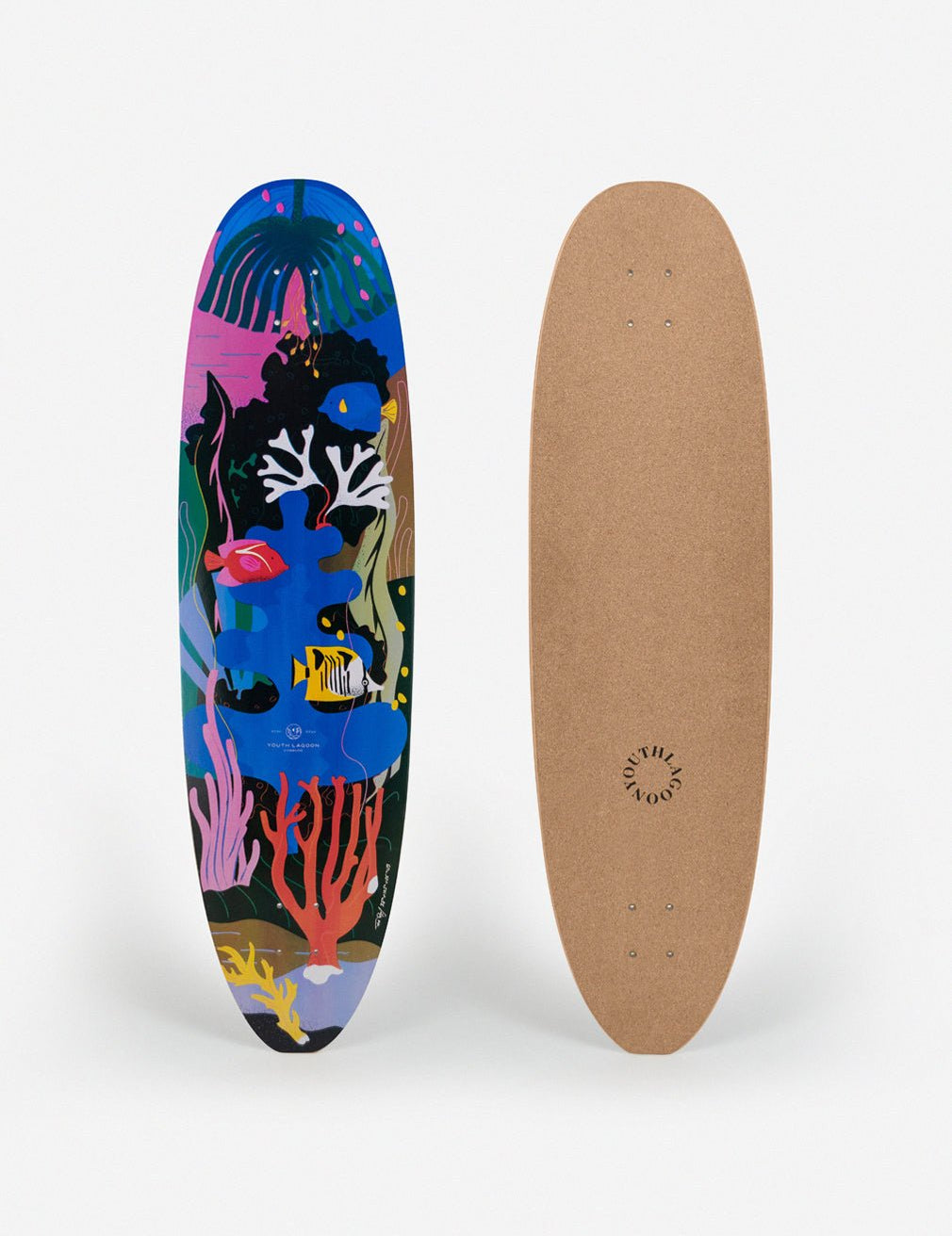 The Reef 38" Surfskate Deck (B-Stock) - Youth Lagoon