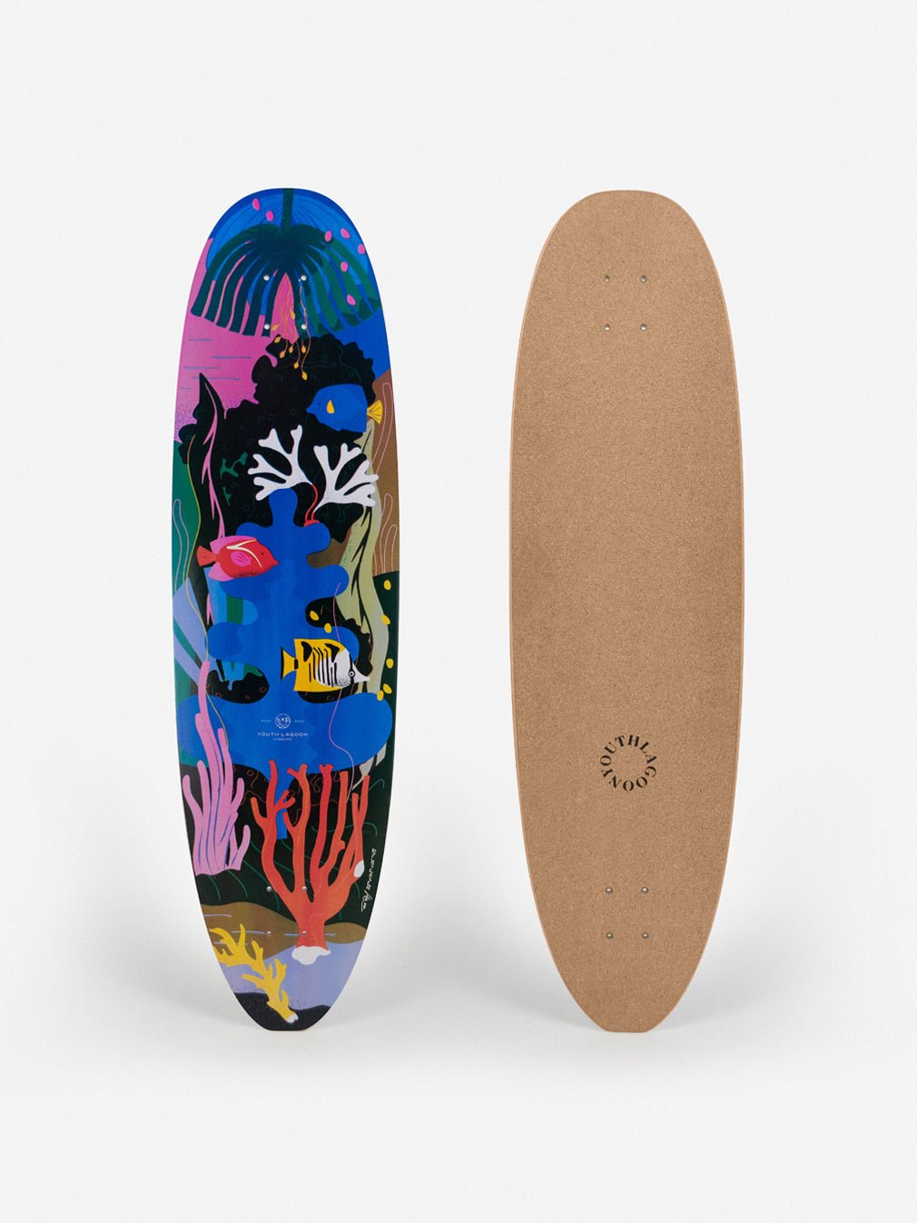 The Reef 38" Surfskate Deck (B-Stock) - Youth Lagoon