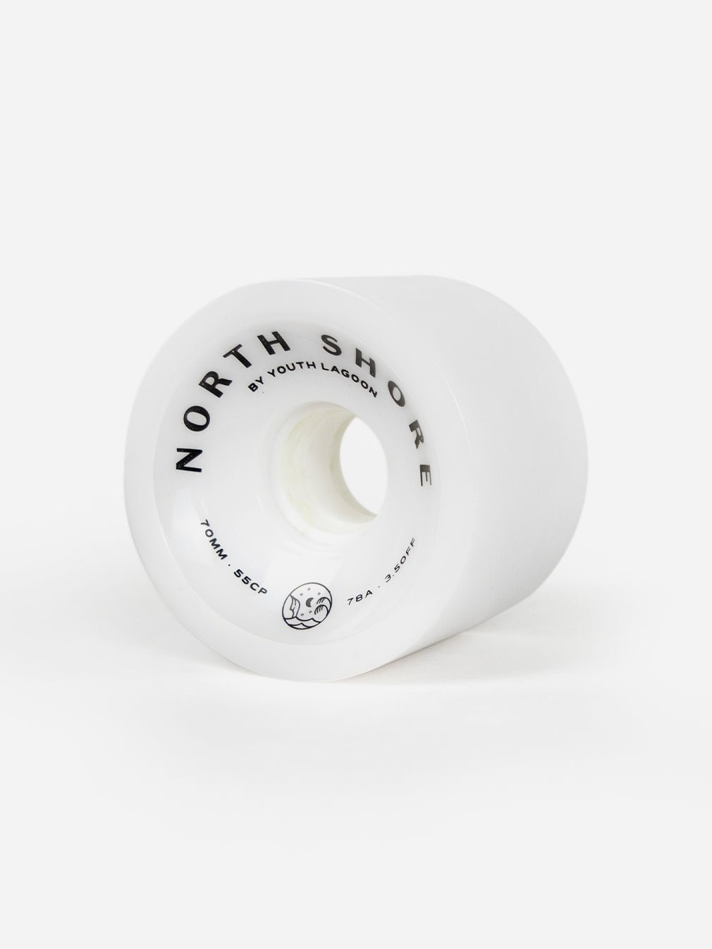 Youth Lagoon North Shore Surfskate Wheels 70mm, 78A White - Youth Lagoon