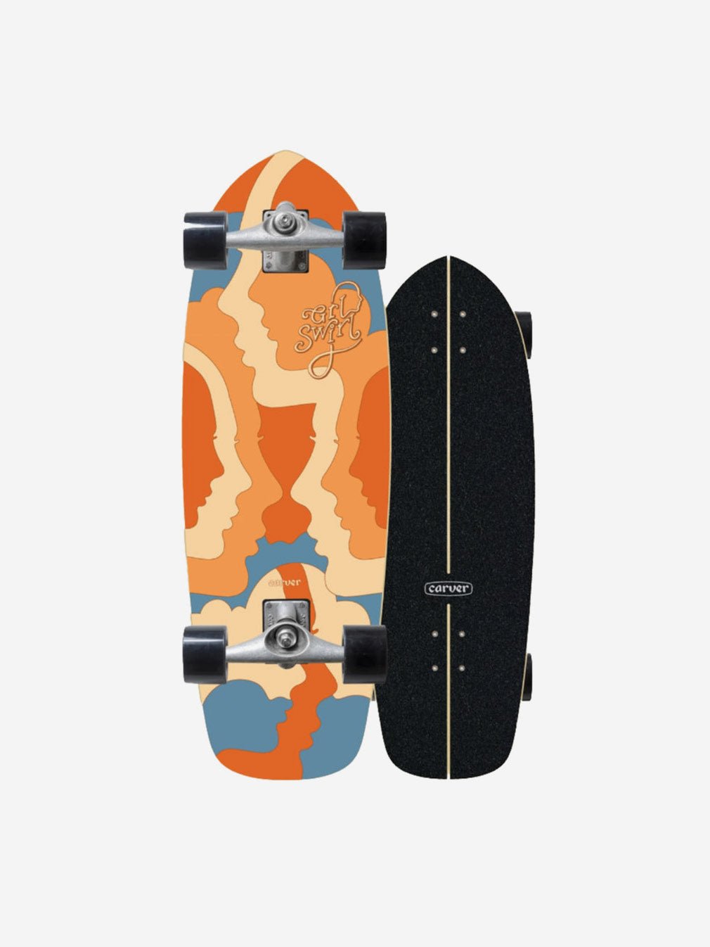 Carver x GrlSwirl Silhouette 29.5” CX Surfskate | 2024 - Youth Lagoon