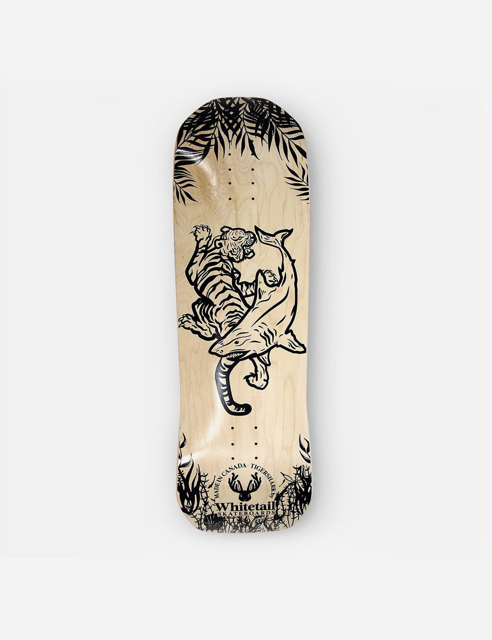 Whitetail TigerShark Supreme Surfskate Deck - Youth Lagoon