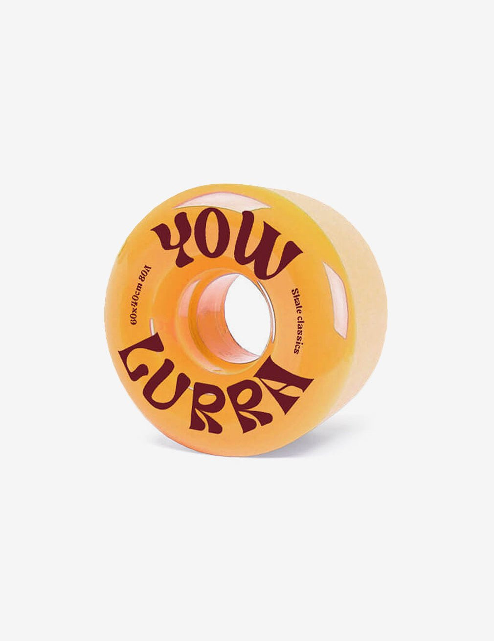 YOW Lurra Surfskate Wheels Mustard 60mm, 80A | 2025 - Youth Lagoon