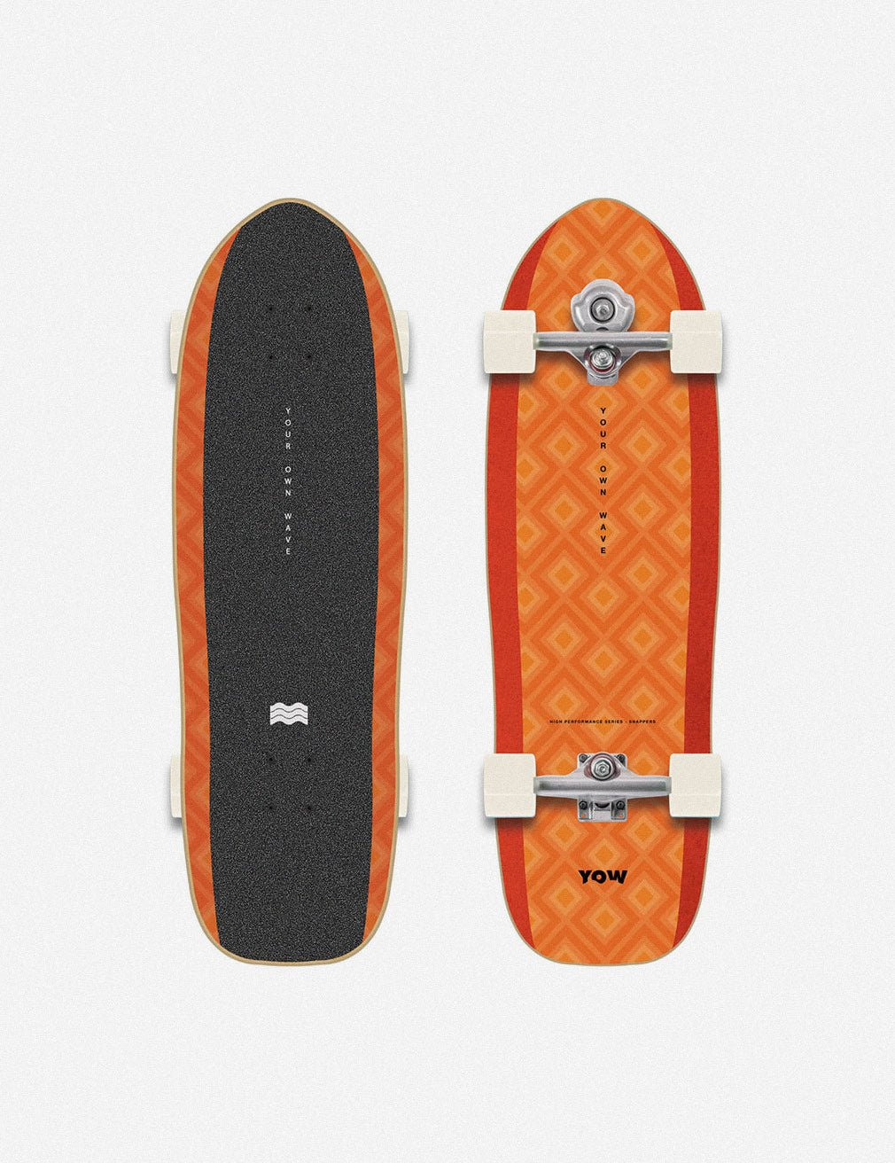 YOW Snappers 32.5" Surfskate Red - Youth Lagoon