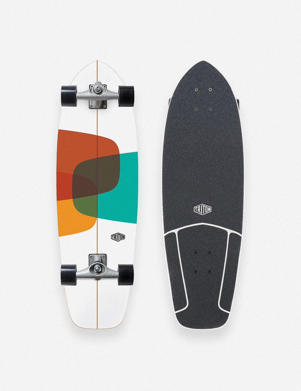 Carver x Triton Prismal 32" Surfskate - Youth Lagoon