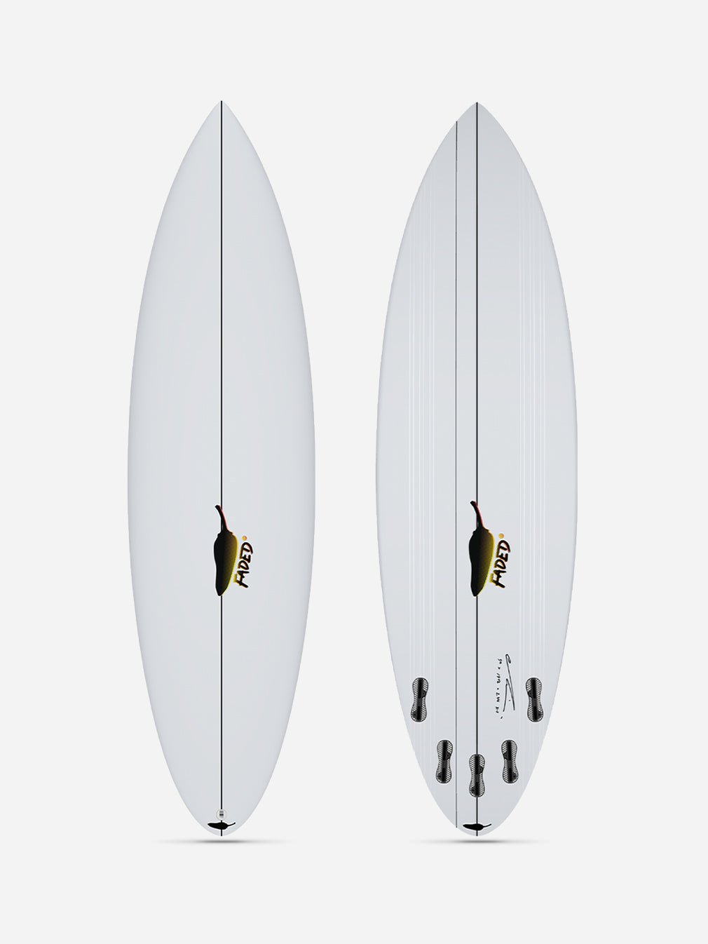 Faded 2.0 Chilli Surfboard - Youth Lagoon