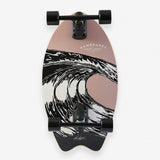 Hamboard Twisted Fin Birch Pastel 26″ Surfskate - Youth Lagoon