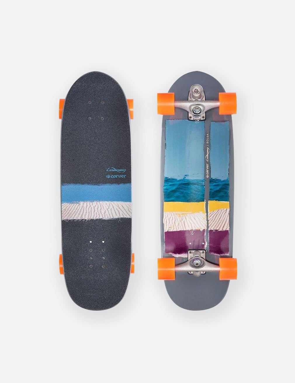 Loaded 2022 Carver Bolsa C7 31" Surfskate - Youth Lagoon